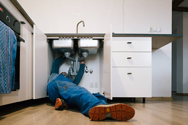 Professional Drain Cleaning technician working in Attica, MI